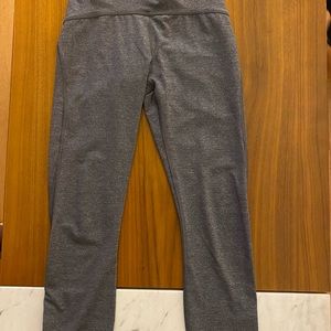 Lulu Lemon Size 4 High Waisted Grey Leggings